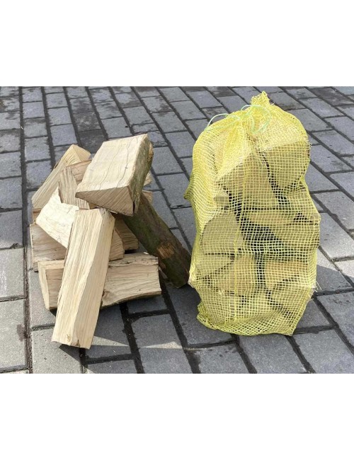 Filet de bûches de bois de chauffage 27 cm - 12 dm³ en DRIVE IN uniquement