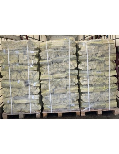 Palette de filets de bûches de bois de chauffage 27cm - 72 filets de 12 dm3