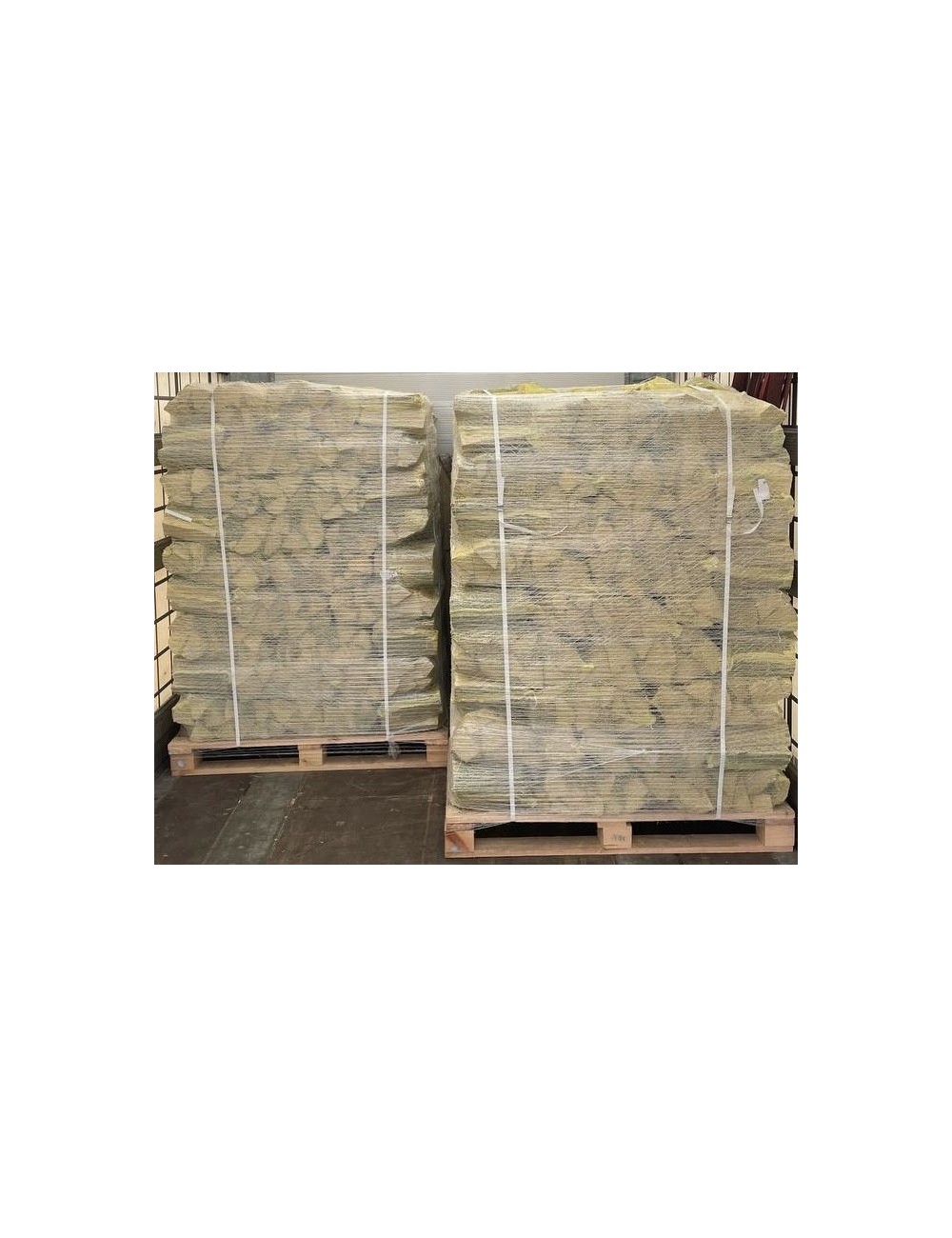 Palette de filets de bûches de bois de chauffage 27cm - 72 filets de 12 dm3