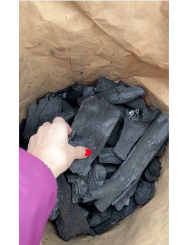 (8,5€/sac) Charbon de Bois  qualité restaurant certifié  FSC - palette EUR  (48 sacs de 7kg)