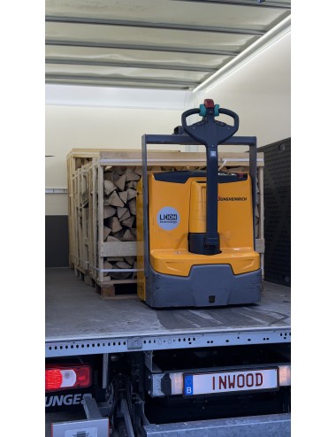 Box de 1 m3 de Bois de Chauffage rangé  en bûche de 30 cm équivalent à 1,5 Stère